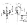 Mitigeurs Lavabo F.lli Frattini Dedra