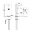 F.lli Frattini Pepe XL Basin Taps