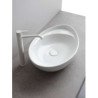 White Ceramic Beverly Waschbecken