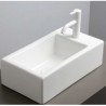 White Ceramic Mini-S Waschtische