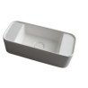 White Ceramic Geo Mini Handfat