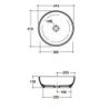 Olympia Ceramica Tondo Waschbecken