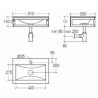 Lineabeta Pocia Glas Handfat