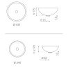 Glass Design Volta Glass Basins