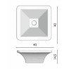 Scarabeo Butterfly Bathroom Basins