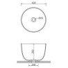 SDR Ceramiche Flat Handfat