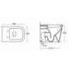 SDR Ceramiche Quadra Toilets