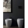 Toilettes White Ceramic Circle