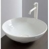 White Ceramic Dimp Waschbecken
