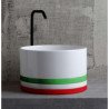 White Ceramic Adagio Waschbecken