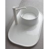 White Ceramic Upper Wastafels