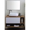 White Ceramic Linea Badrumsmöbler