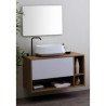 White Ceramic Linea Badrumsmöbler