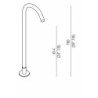 Agape Fez Bath Shower Taps