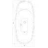 Agape Deep Bathtubs