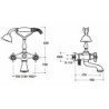 Galassia Ethos Bath Shower Taps