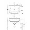 Simas E-Line Wastafels