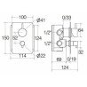 Lineabeta Inox Duschblandare