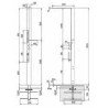 Colonnes douche Fantini Milanoslim