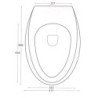 Ceramica Esedra Basic Toilettensitze