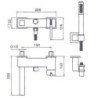 Zazzeri Soqquadro Bath Shower Taps