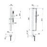 Gessi Rettangolo Bath Shower Taps