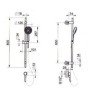Gessi Riflessi Bath Shower Taps
