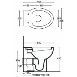 Abattants WC Althea Ceramica Soft