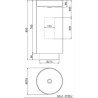 Lavabos Newform Solo Steel