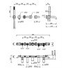 Fantini AL/Garden Bath Shower Taps