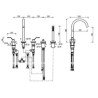 Fantini AL/Garden Bath Shower Taps