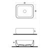 Disegno Ceramica Round Bathroom Basins