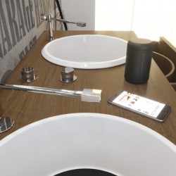 Olympia Ceramica Vinyl Bathroom Basins