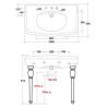Olympia Ceramica Impero Traditional Bathroom Sinks