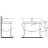 Olympia Ceramica Impero Wastafels