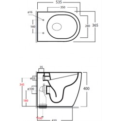 Olympia Ceramica Tornado Toilets