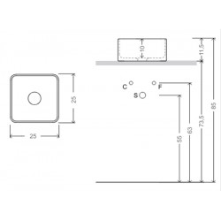 NIC Design Dado Bathroom Basins