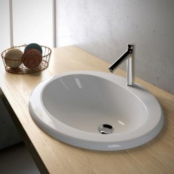 Olympia Ceramica Ovale Semi-Recessed Basins