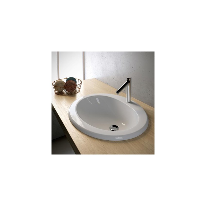 Olympia Ceramica Ovale Semi-Recessed Basins