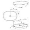 Regia Scultura Glas Handfat