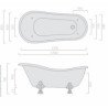 Galassia Ethos Traditional Bathtubs