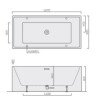 Galassia Quadra Bathtubs