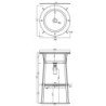 Ceramica Cielo Catino Tondo Wastafels