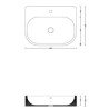 White Ceramic Basic Wastafels