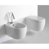 Toilettes White Ceramic Circle