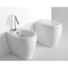 Toilettes White Ceramic Circle
