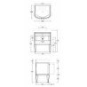 Simas Lante Bathroom Cabinet