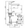 Mitigeurs Lavabo Zucchetti Brim
