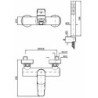 Zucchetti Brim Shower Taps