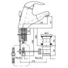 Mitigeurs Lavabo Zucchetti Elfo